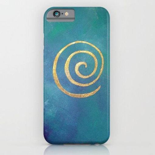 bright blue phone case